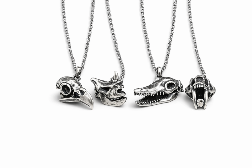 Ancient Skull Pendant