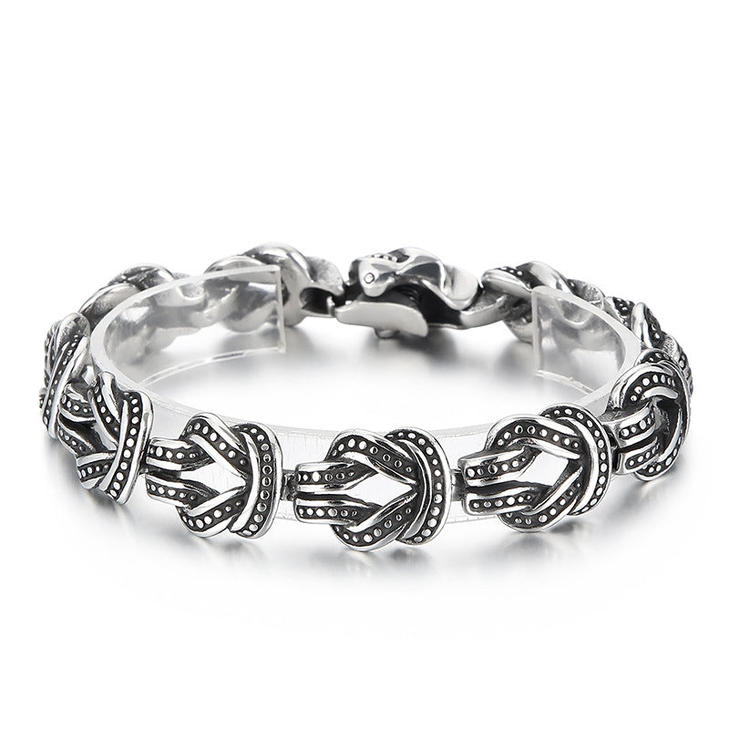 Crown Link Bracelet