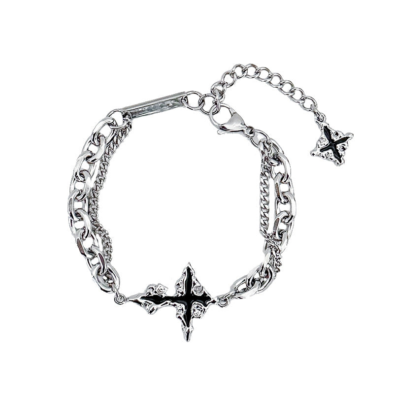 Dual Star Chain Bracelet