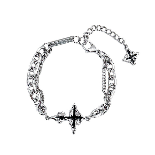 Dual Star Chain Bracelet
