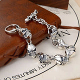 Dark Skull Chain Bracelet