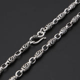Scroll Link Chain Necklace