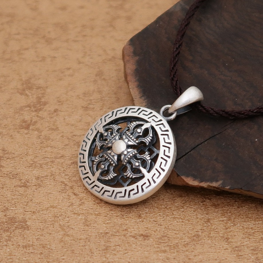 Tibetan Medallion Pendant