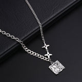 Dual Stitch Chain Necklace