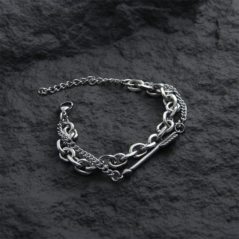 Triple Layer Chain Bracelet