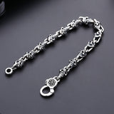 Skull & Cross Chain Bracelet
