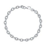 Gothic Script Chain Bracelet