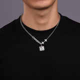 Dual Stitch Chain Necklace