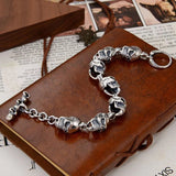 Dark Skull Chain Bracelet