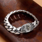 Gold Cross Sovereign Bracelet