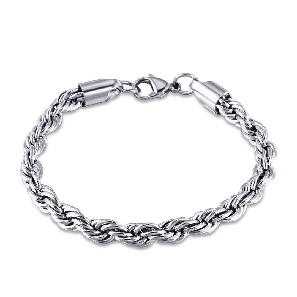 Thick Rope Chain Bracelet