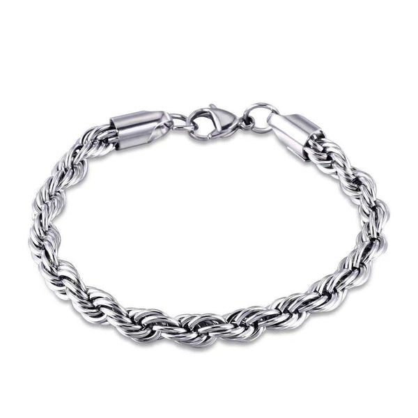 Thick Rope Chain Bracelet