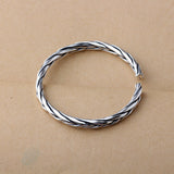 Silver creative woven bracelet