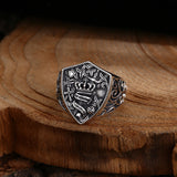 Crown Shield Ring