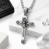 Floral Cross Pendant
