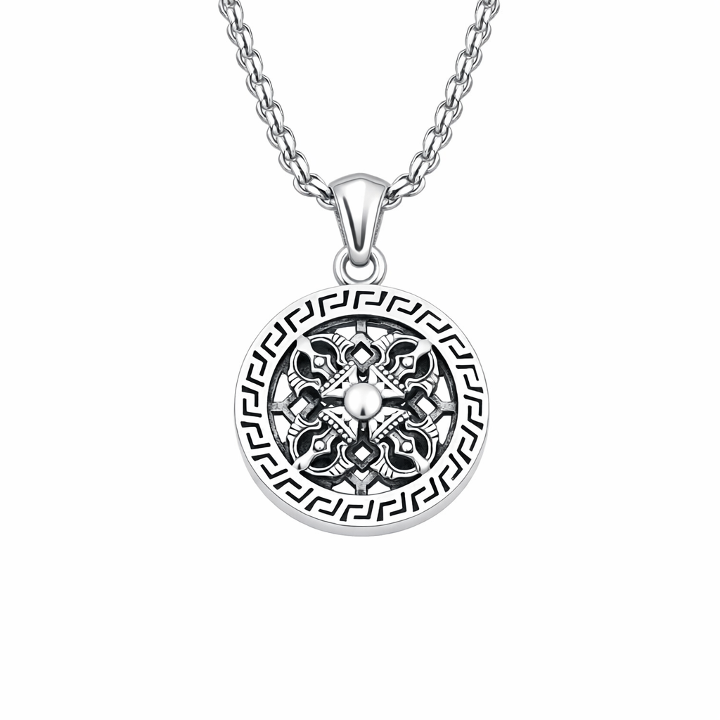 Tibetan Medallion Pendant