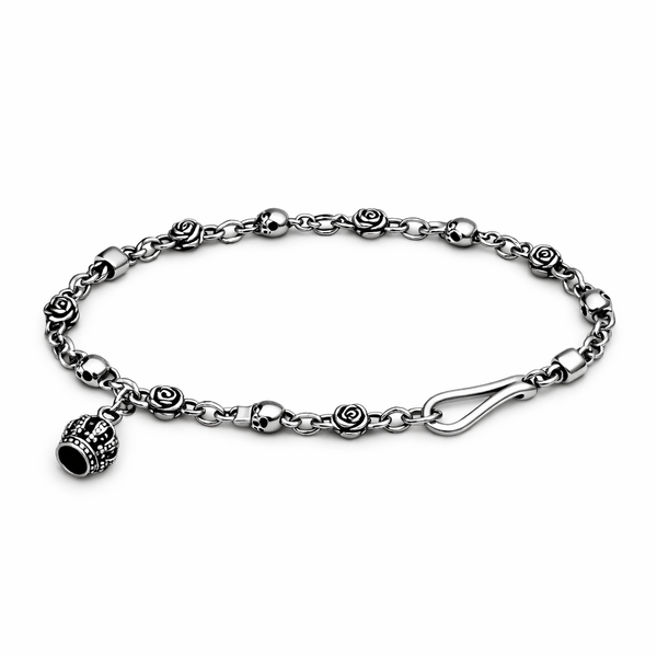 Rose & Skull Chain