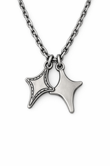 Dual Star Chain Necklace