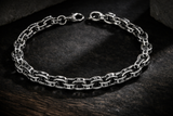Gothic Script Chain Bracelet
