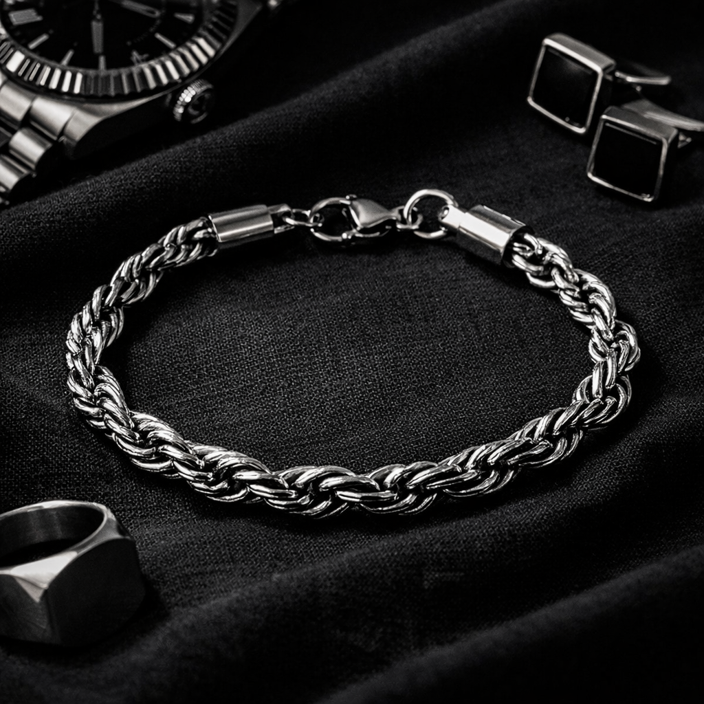 Thick Rope Chain Bracelet