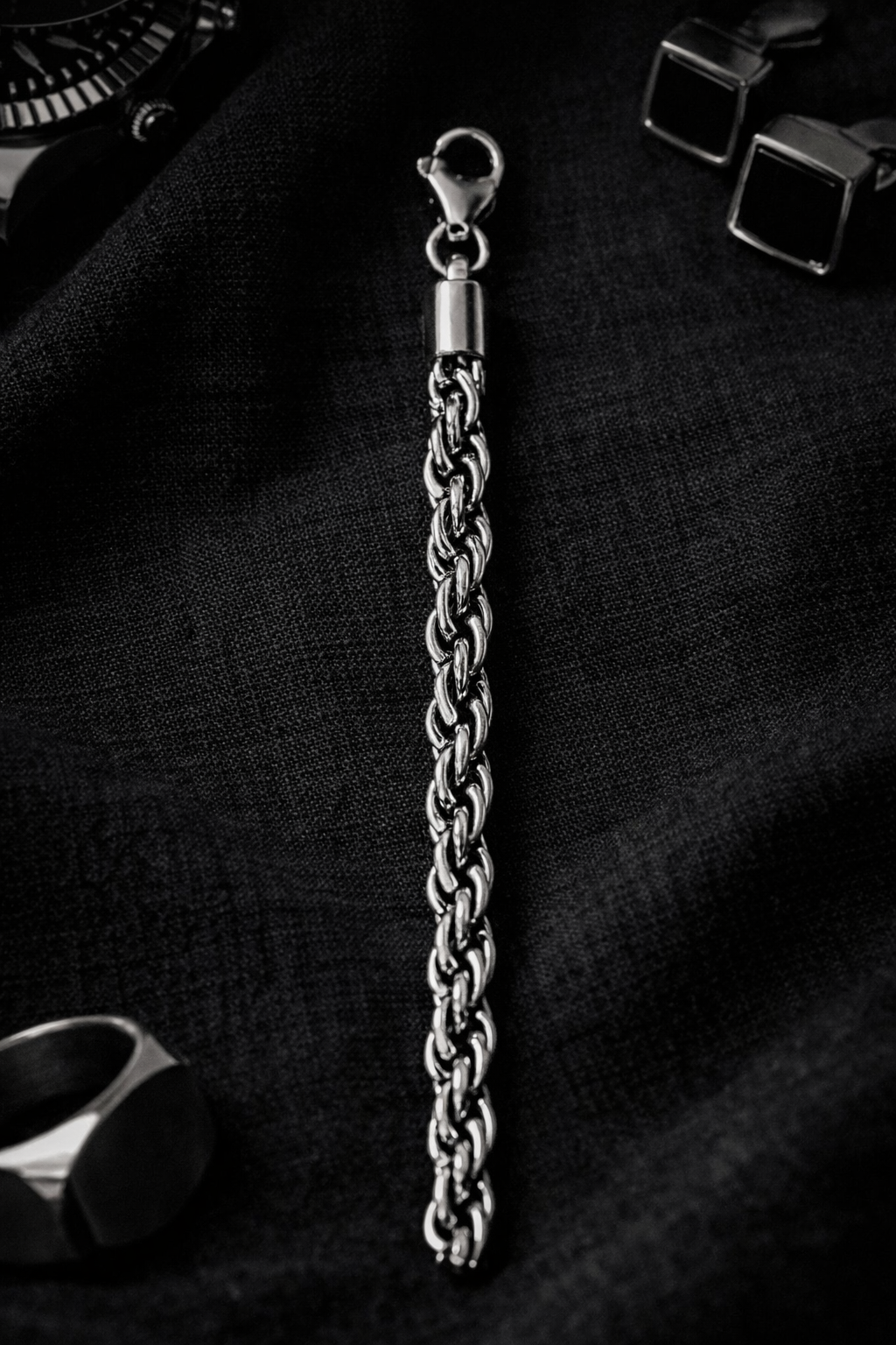 Thick Rope Chain Bracelet
