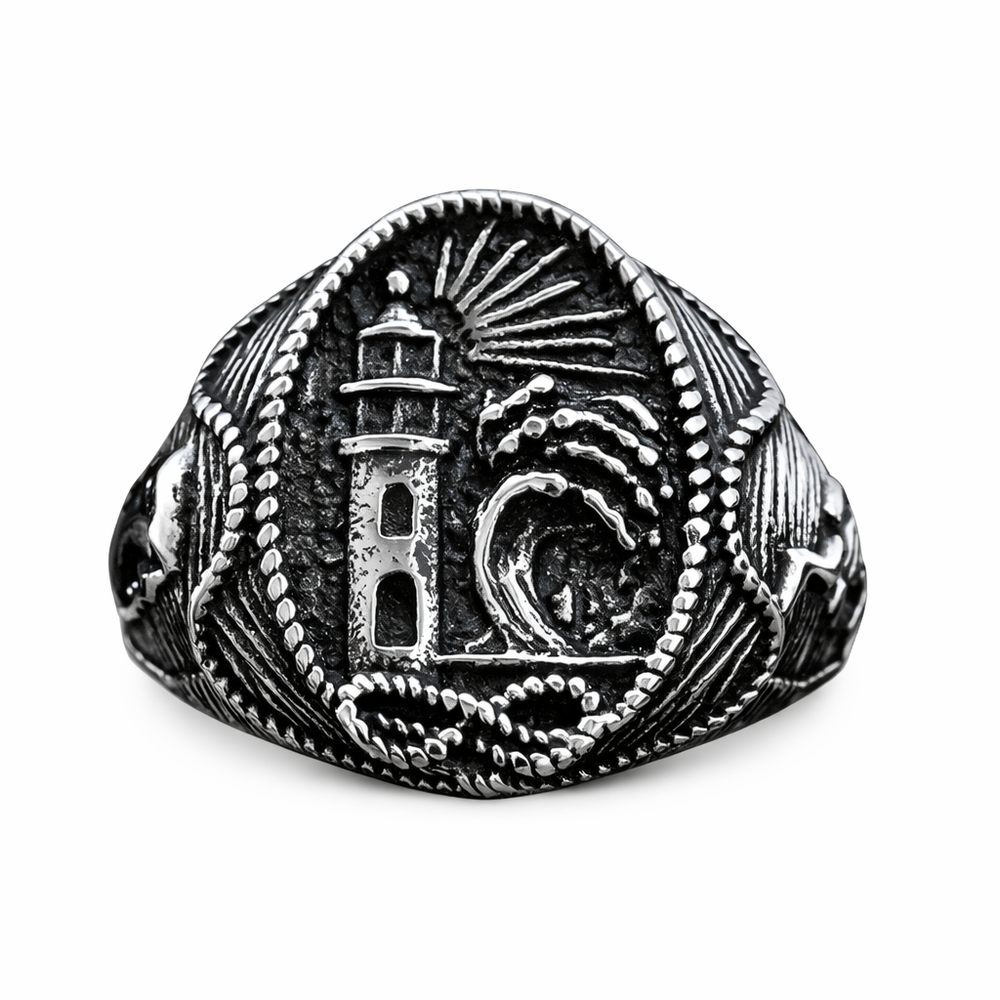 Lighthouse Signet Ring