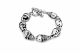 Dark Skull Chain Bracelet