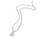 Dual Stitch Chain Necklace