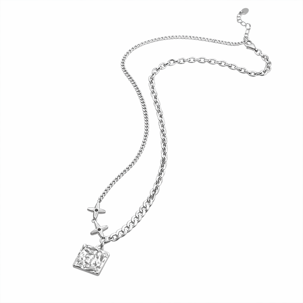 Dual Stitch Chain Necklace