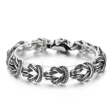 Crown Link Bracelet