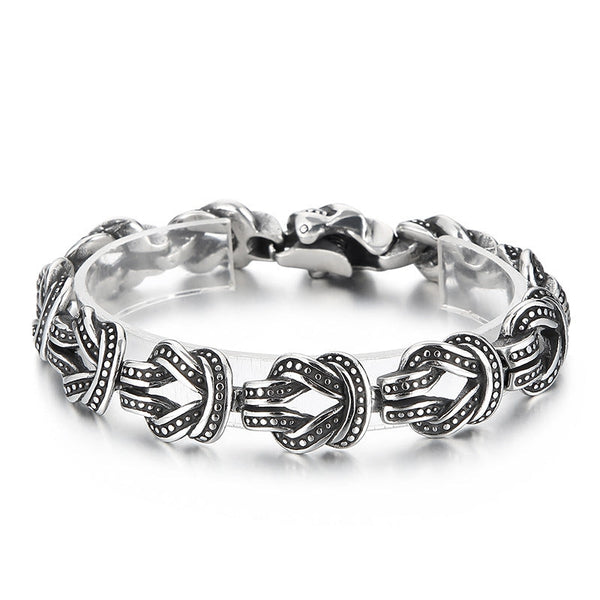 Crown Link Bracelet