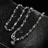 Rose & Skull Chain