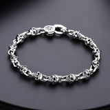 Skull & Cross Chain Bracelet